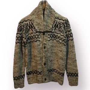 ZARA KNITWEAR Diamond Patterned Design. Chunky Knit. 85Acrylic 11Wool.4Alpaca.